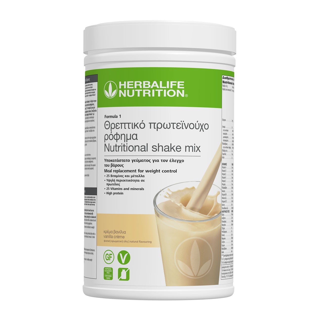 Formula 1 Πρωτεϊνούχο Ρόφημα (Κρέμα Βανίλια) 780g